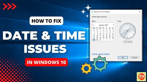 how to fix clock error in windows 10