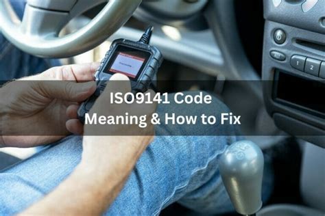how to fix code iso 9141 ford