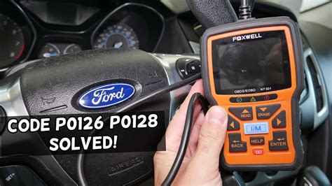 how to fix code p0128 ford