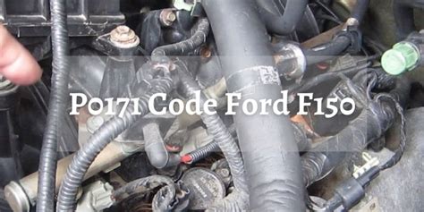 how to fix code p0171 ford