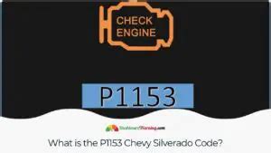 how to fix code p1133 and p1153