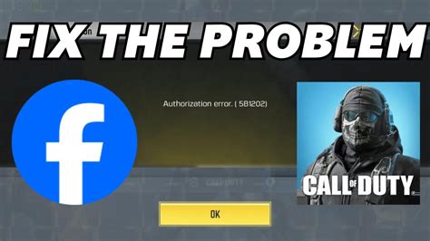 how to fix codm facebook login error