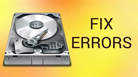 how to fix computer hard disk error
