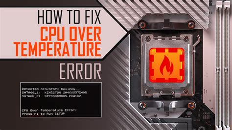 how to fix cpu fan error on pc