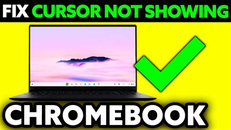 how to fix cursor not showing on chromebook