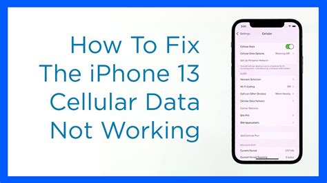 how to fix data not working on iphone 15