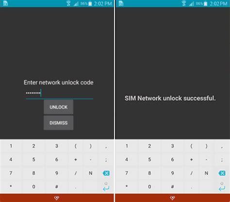 how to fix enter network unlock code