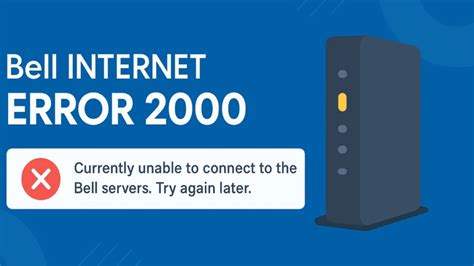 how to fix error 2000 bell