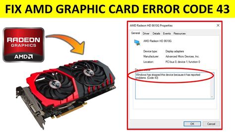 how to fix error code 43 graphics card