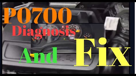 how to fix error code p0700