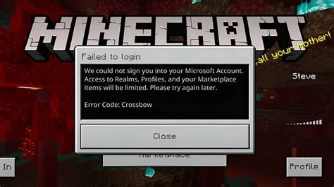how to fix error in minecraft