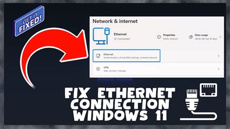 how to fix ethernet connection on pc