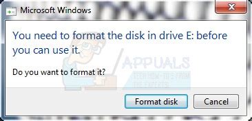 how to fix external hard disk format error
