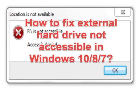 how to fix external hard drive driver error