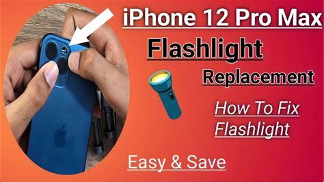 how to fix flashlight on iphone