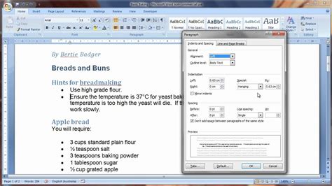 how to fix format in word