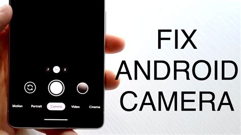 how to fix front camera not working on android