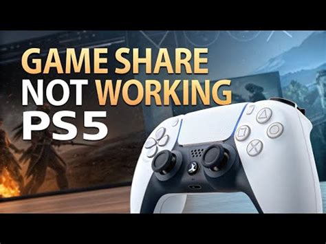 how to fix game share not working ps5