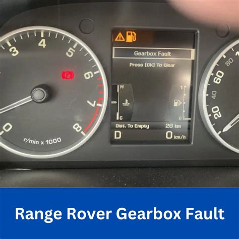 how to fix gearbox fault range rover