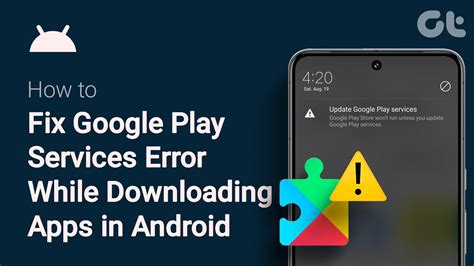 how to fix google play services error on android