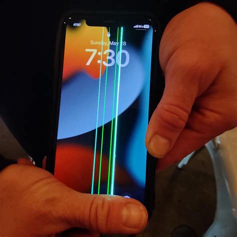 how to fix green line on android phone screen reddit