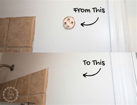 how to fix hole in the wall easy