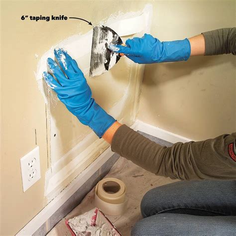 how to fix hole in wall with patch