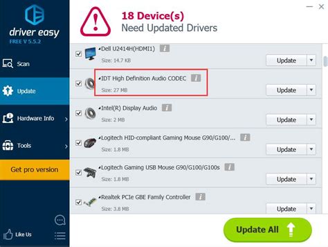 how to fix idt high definition audio codec driver problem in windows 10