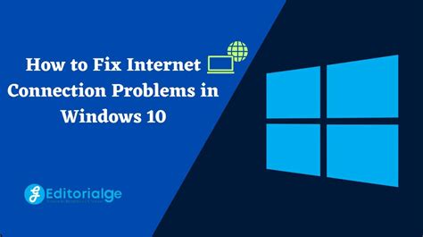 how to fix internet connection problems on pc