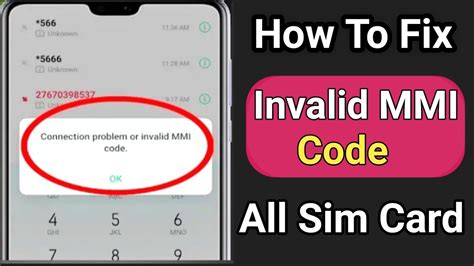 how to fix invalid mmi code globe