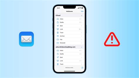 how to fix iphone mail error