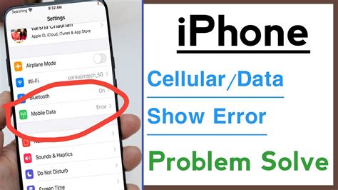 how to fix iphone mobile data error