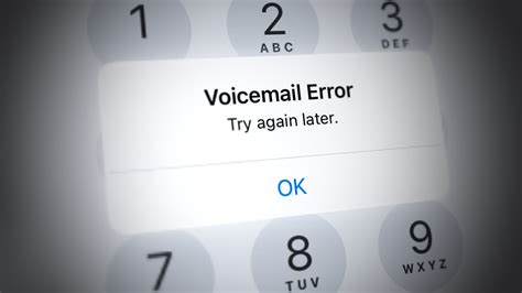 how to fix iphone voicemail error