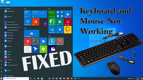 how to fix keyboard and mouse not working windows 10