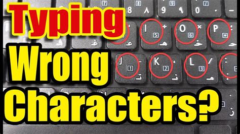 how to fix keyboard not typing right letters
