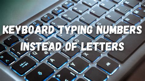 how to fix keyboard typing numbers only instead of letters