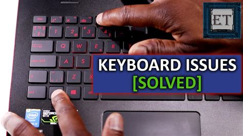 how to fix laptop keyboard not working properly