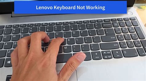 how to fix lenovo keyboard error