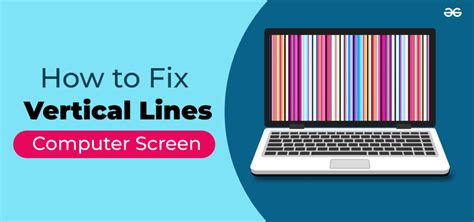 how to fix lines in computer screen