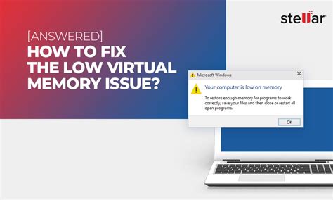 how to fix low virtual memory
