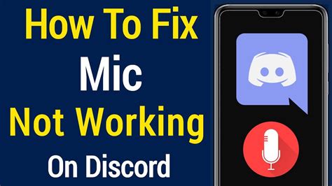how to fix mic not working on pc discord