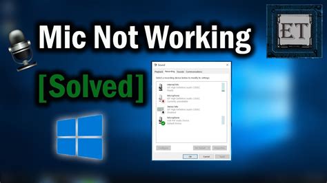 how to fix microphone in computer