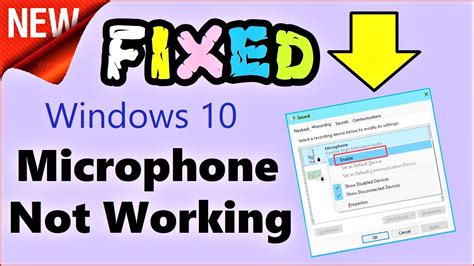 how to fix microphone not plugged in windows 10