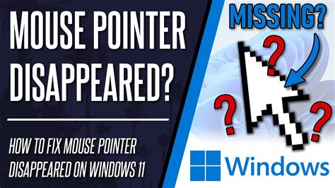 how to fix missing cursor on laptop windows 11