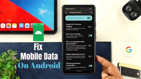 how to fix mobile data