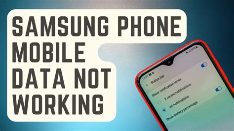 how to fix mobile data not working on samsung a12