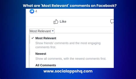 how to fix most relevant comments on facebook