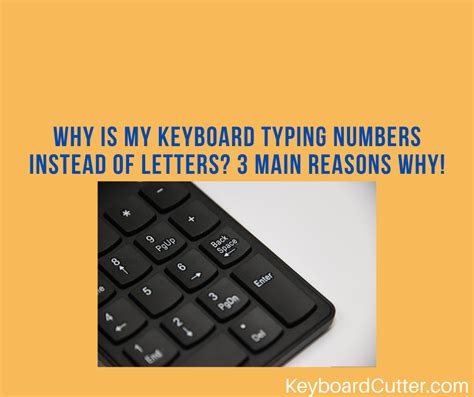 how to fix my keyboard when letters typing numbers
