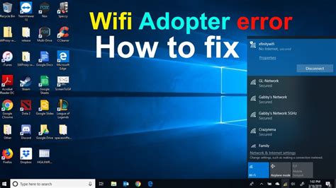 how to fix network problem in laptop