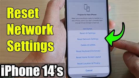 how to fix network settings on iphone for email